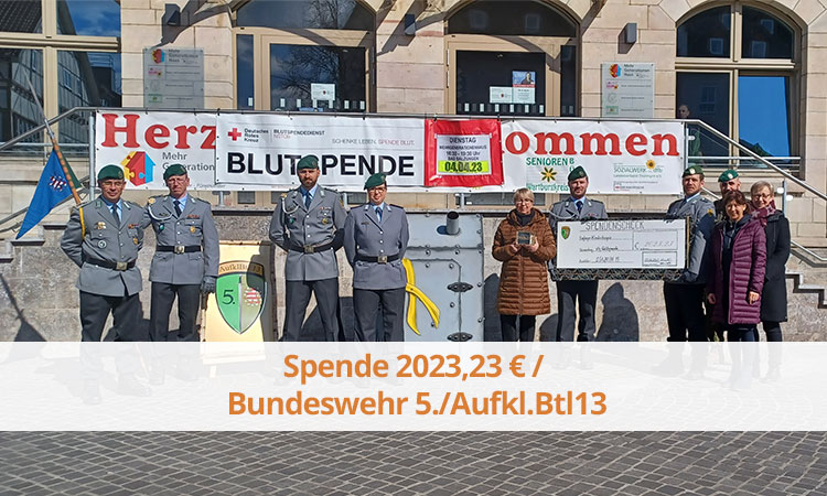 Spende 2023,23 / Bundeswehr 5./Aufkl.Btl13