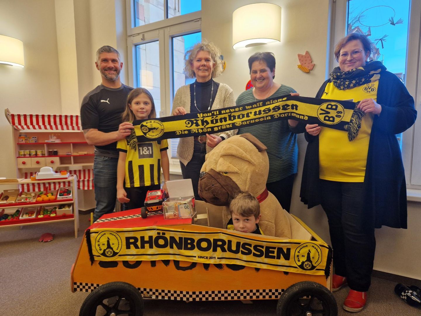 Spende 539,66 Euro / BVB Fanclub Rhönborussen 