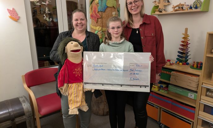 200 € Christina und Emma Merbeth