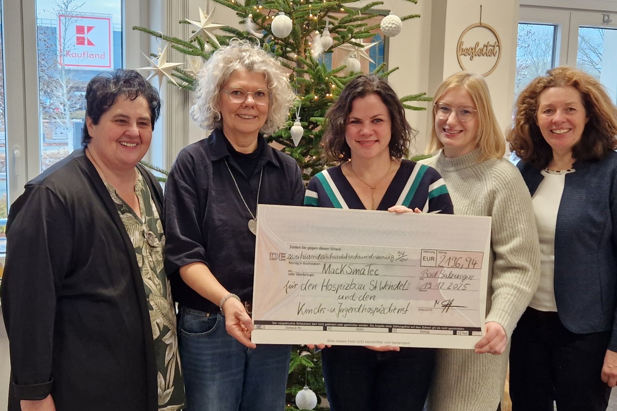 Spende 4000,00 Euro / MackSmaTec GmbH, 