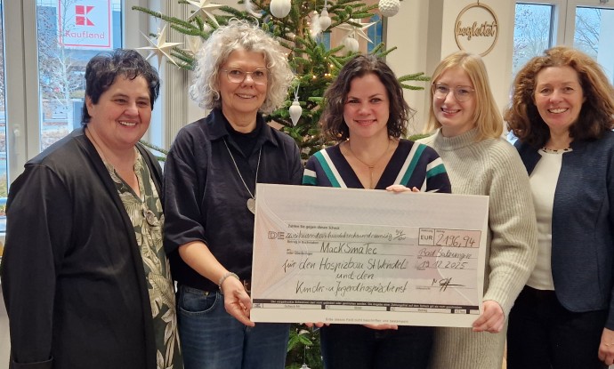 Spende 4000,00 Euro / MackSmaTec GmbH, 