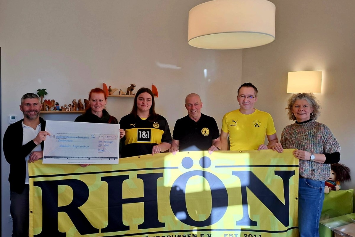 Spende 1119,09 Euro / Rhönborussen