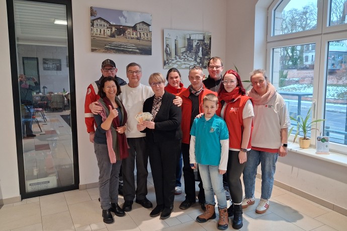 Spende 543,00 / DRK - Ortsgemeinschaft Suhl