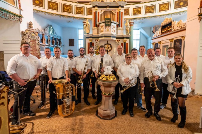Spende 800,00 Euro / Posaunenchor der evangelischen Kirche Dermbach
