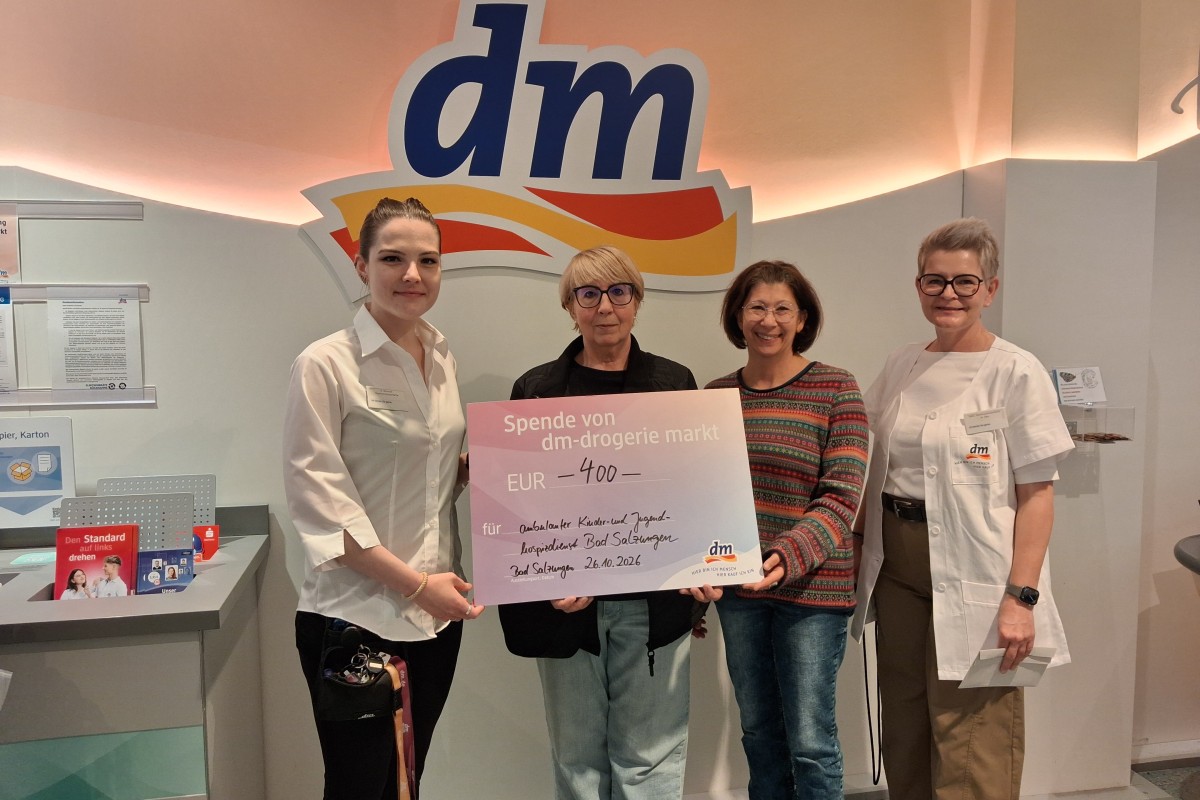Spende 400€ / dm-drogerie markt