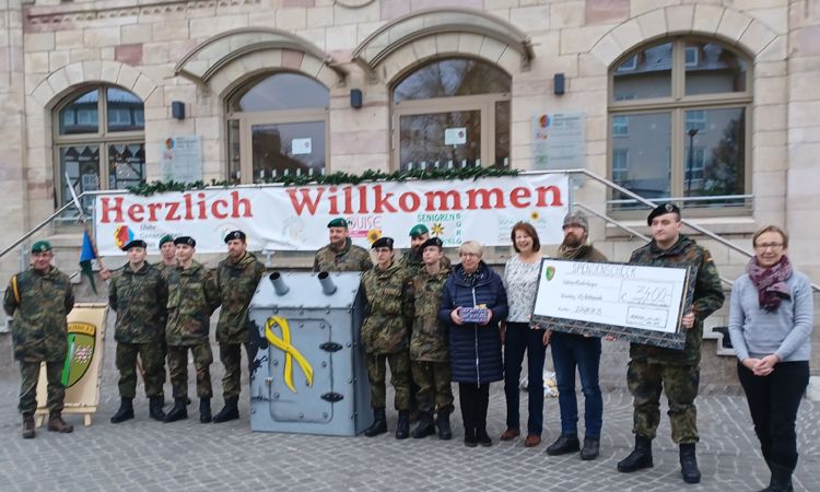 Spende 3400 € / Grundausbildungskompanie 5./13 der Werratalkaserne