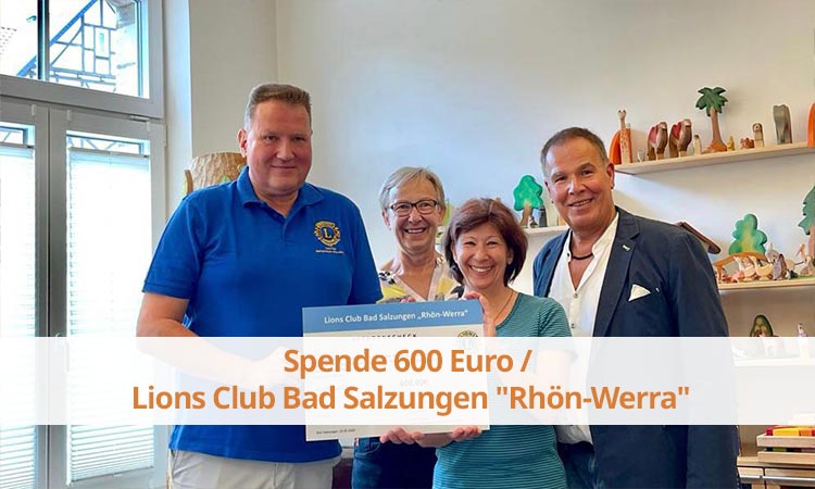 600 Euro / Lions Club Bad Salzungen „Rhön-Werra“