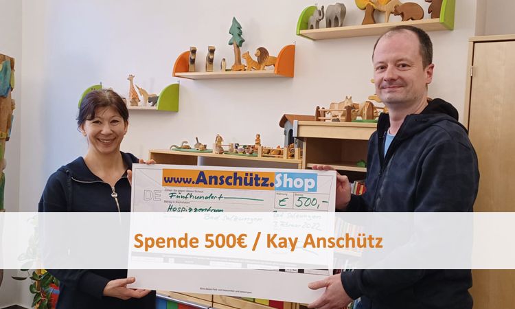 Spende 500€ / Kay Anschütz