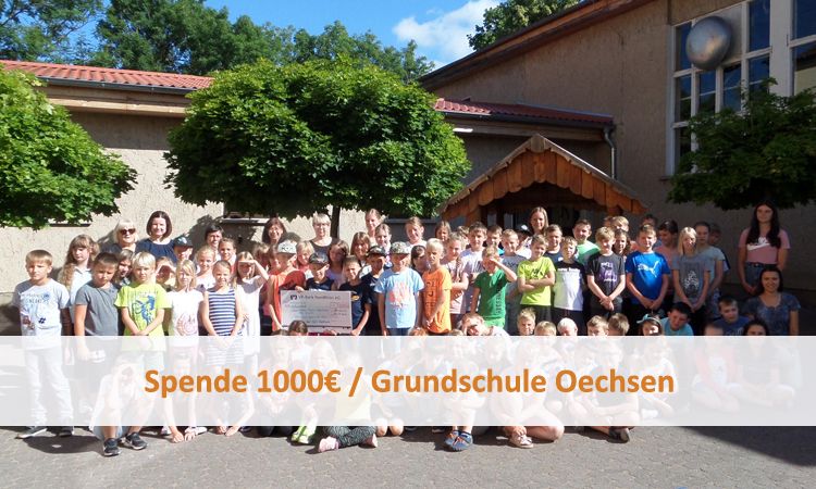 Spende 1000€ / Grundschule Oechsen
