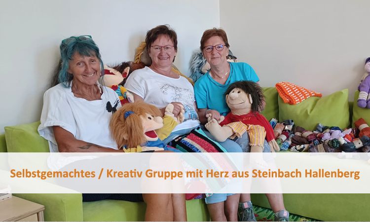 Selbstgemachtes / Kreativ Gruppe mit Herz aus Steinbach Hallenberg